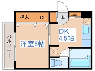 高美コ－ポの物件間取画像